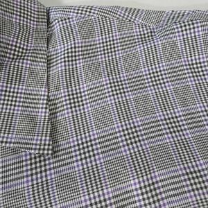 Scott Barber Houndstooth Plaid Long Sleeve Shirt